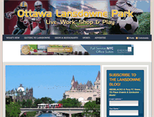 Tablet Screenshot of ottawalansdownepark.com